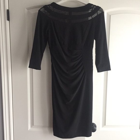 Ruched back illusion dress - Picture 3 of 5